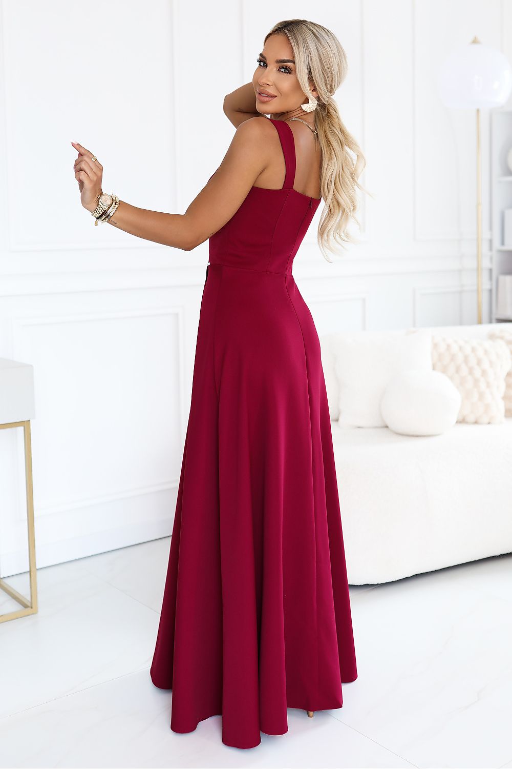  Sukienka Model Aurelia 633-6 316281 Bordo - Numoco 